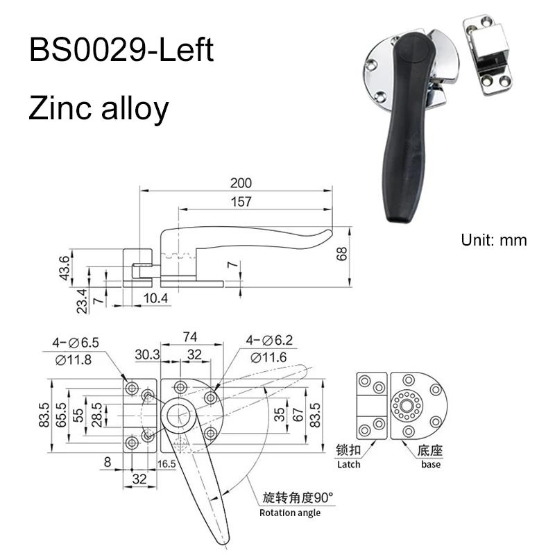 304 Stainless Steel or Zinc alloy Rotating Tight Closed Cold Storage Oven Handle Door Lock Door Handle
304 Stainless Steel or Zinc alloy Rotating Tight Closed Cold Storage Oven Handle Door Lock Door Handle