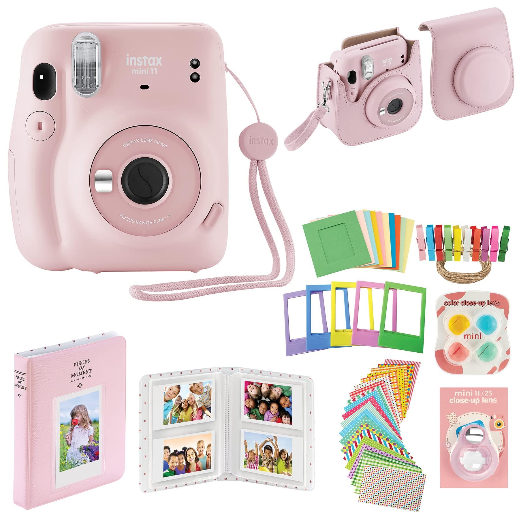 Fujifilm Instax Mini 11 миттєва камера з футляром, альбомом та іншим комплектом аксесуарів (Рум яна рожеві)
Fujifilm Instax Mini 11 миттєва камера з футляром, альбомом та іншим комплектом аксесуарів (Рум яна рожеві)