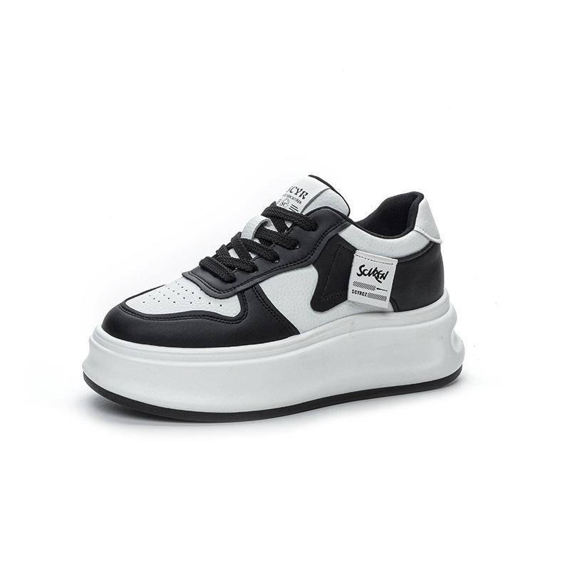 Slope heel thick sole heightening little white shoes autumn new round head lace-up casual board shoes versatile and comfortable 40 чорний
Slope heel thick sole heightening little white shoes autumn new round head lace-up casual board shoes versatile and comfortable 40 чорний