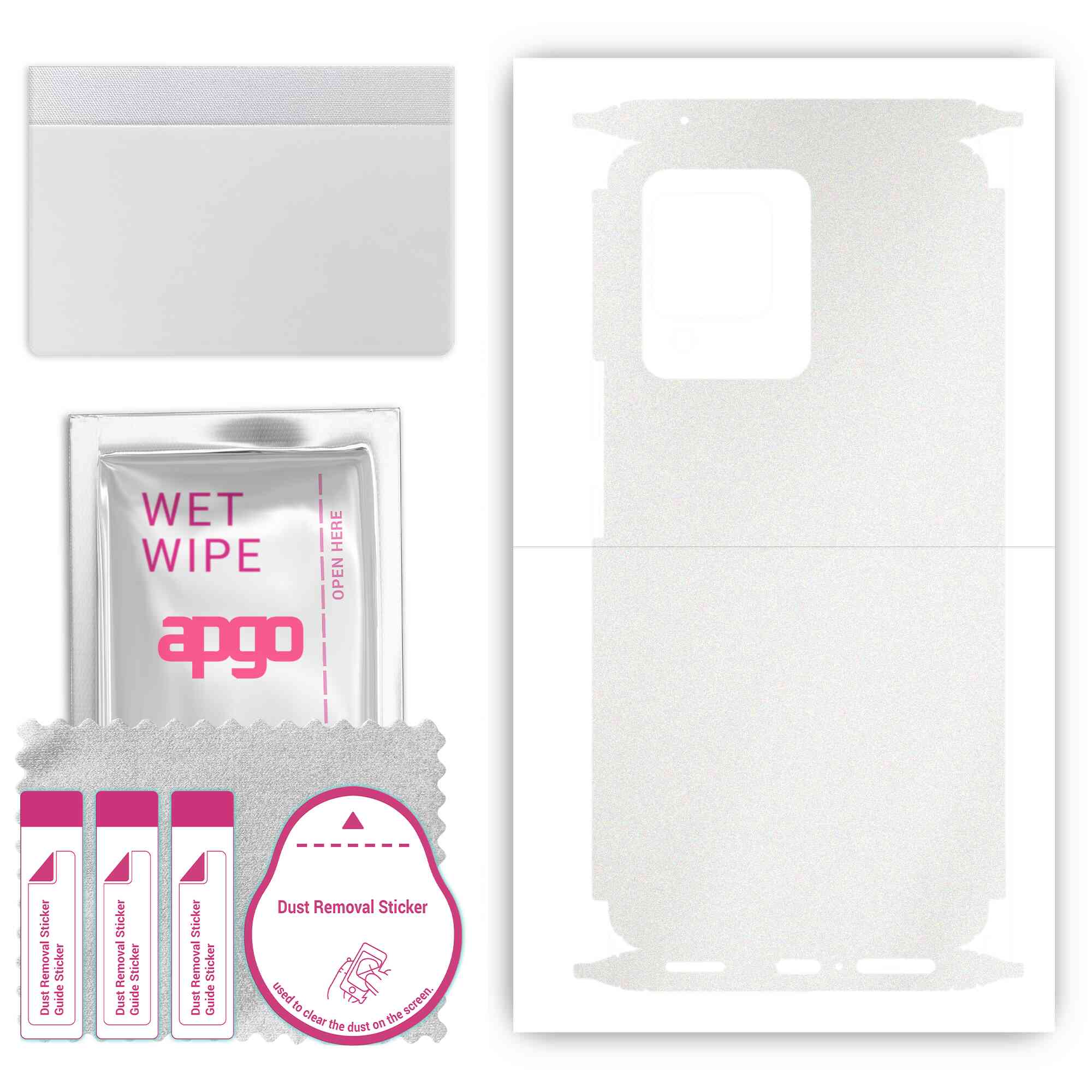apgo Protective Skin Sticker for the back+sides compatible with Vivo S12 Pro, Full Wrap Film, Foil, Vinyl - Pattern Matte Transparent
apgo Protective Skin Sticker for the back+sides compatible with Vivo S12 Pro, Full Wrap Film, Foil, Vinyl - Pattern Matte Transparent
