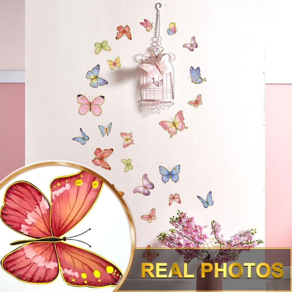 Colorful Butterfly PVC Wall Decals with Shiny Hot Stamp Design for Bedroom For Living Room Home Decoration 102x90cm China Mainland
Colorful Butterfly PVC Wall Decals with Shiny Hot Stamp Design for Bedroom For Living Room Home Decoration 102x90cm China Mainland
