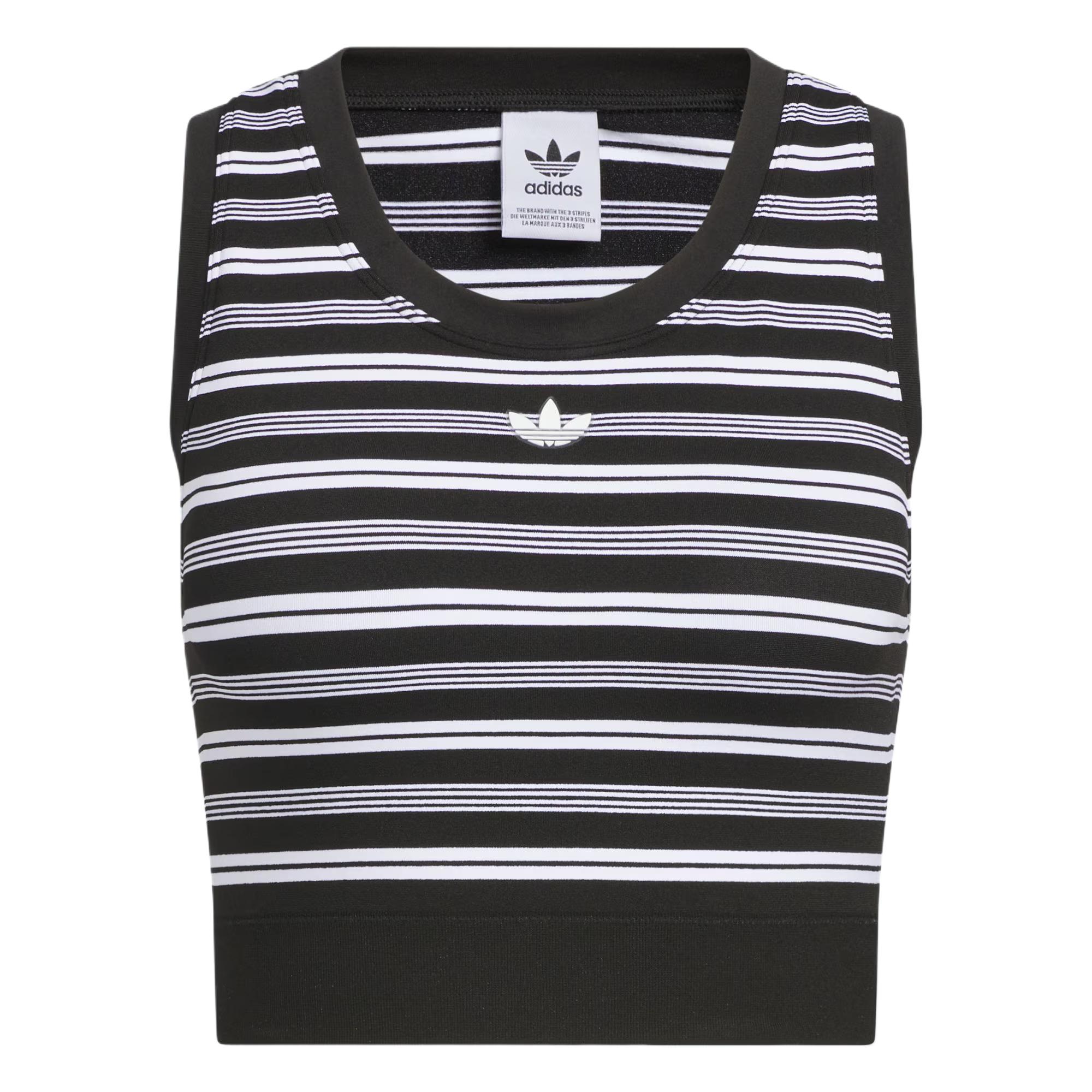 Adidas Originals Striped Padded Tank Top Comfortable Fashion Trend Sports Vest Women Tops Black KE3721 L
Adidas Originals Striped Padded Tank Top Comfortable Fashion Trend Sports Vest Women Tops Black KE3721 L