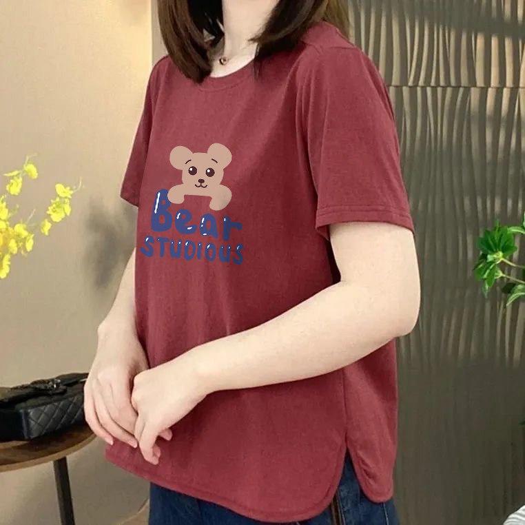 Summer Print T-shirt: Slimming, Loose Fit for Moms & Women - Youthful Style L
Summer Print T-shirt: Slimming, Loose Fit for Moms & Women - Youthful Style L