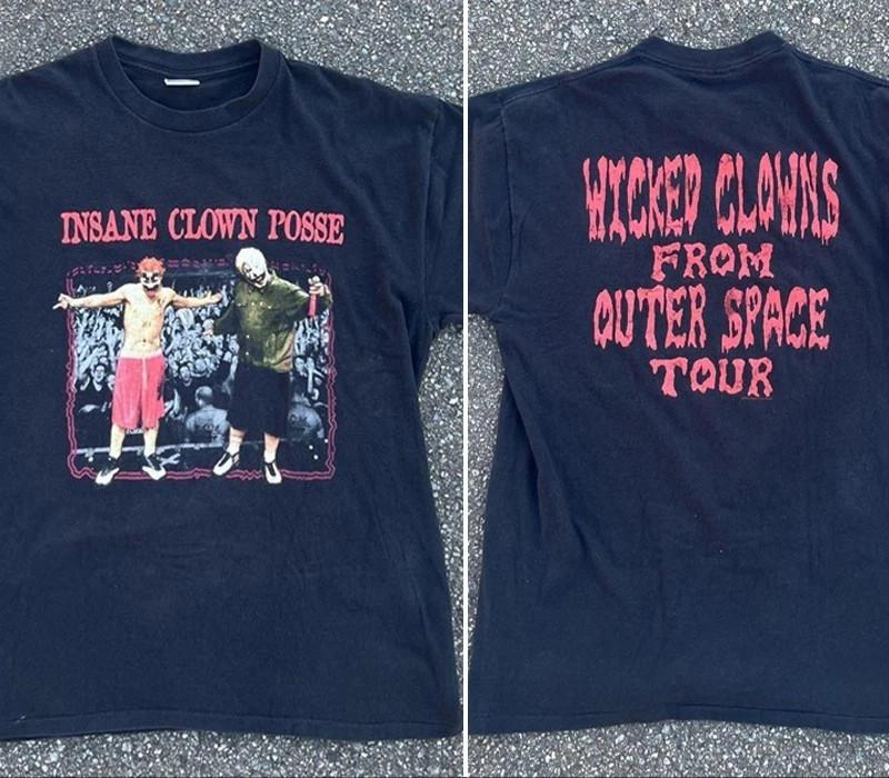 00s Insane Clown Posse band 2 sided Basic black Unisex T shirt Unisex T-Shirt XXL
00s Insane Clown Posse band 2 sided Basic black Unisex T shirt Unisex T-Shirt XXL