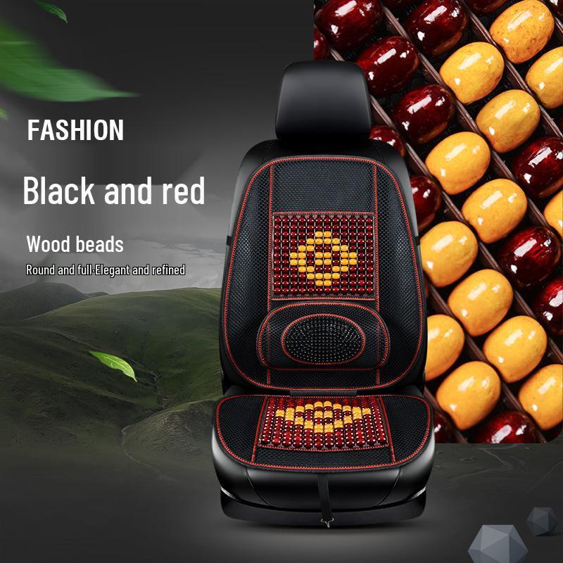 Дышащая летняя подушка на сиденье автомобиля из ледяного шелка и деревянных бусин с поясничной поддержкой для водителей и пассажиров Standard
Дышащая летняя подушка на сиденье автомобиля из ледяного шелка и деревянных бусин с поясничной поддержкой для водителей и пассажиров Standard