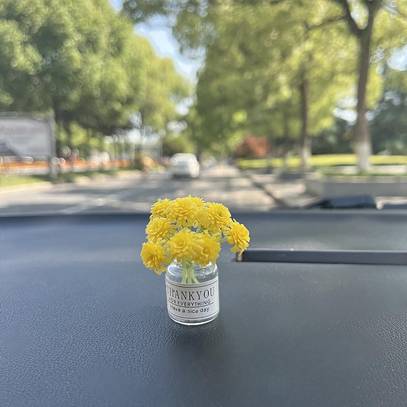 Miniature Flowers Glass Vase Simulation Bouquet Potted Elegant Table Ornaments Home Decoration Car Center Console Decoration
Miniature Flowers Glass Vase Simulation Bouquet Potted Elegant Table Ornaments Home Decoration Car Center Console Decoration