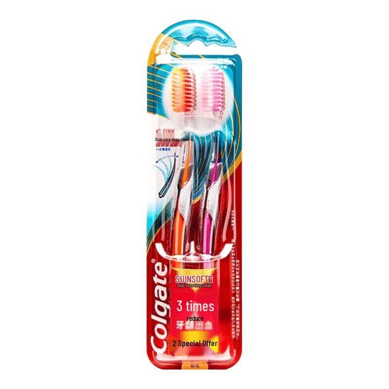Colgate Slim Dual Core Deep Clean Toothbrush
Colgate Slim Dual Core Deep Clean Toothbrush