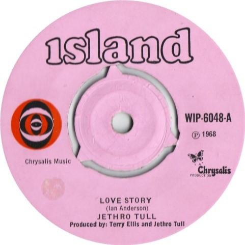7inch Record JETHRO TULL Love Story WIP6048 Island Records 1968 UK Rock Used
7inch Record JETHRO TULL Love Story WIP6048 Island Records 1968 UK Rock Used