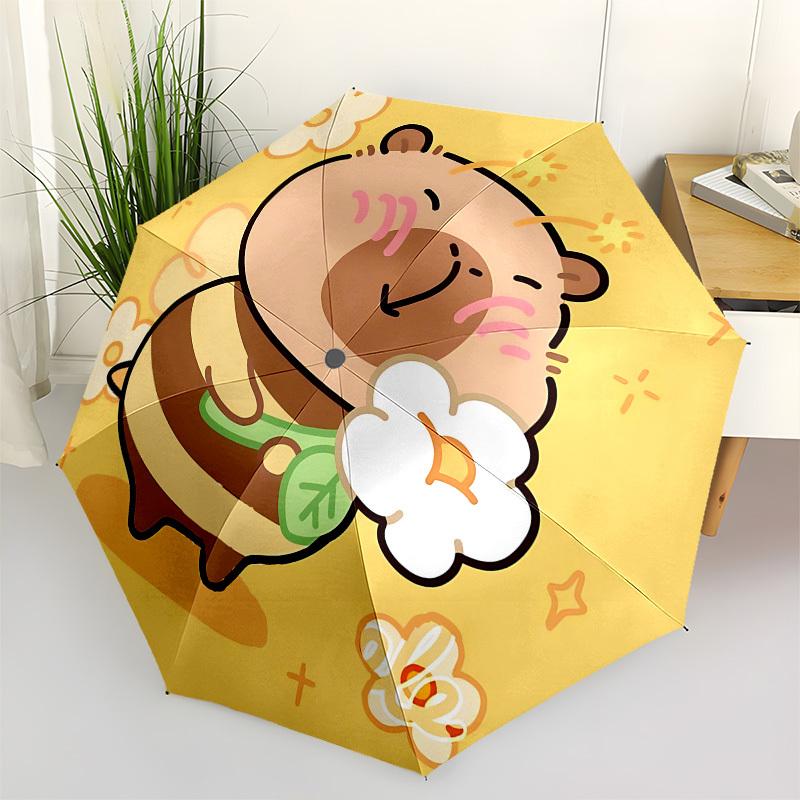 Bee,Capybara Automatic Folding Umbrella Compact 8 rib Design,Unique Style,Suitable for Everyday Outdoor Use,Perfect Gift for Friends a
Bee,Capybara Automatic Folding Umbrella Compact 8 rib Design,Unique Style,Suitable for Everyday Outdoor Use,Perfect Gift for Friends a