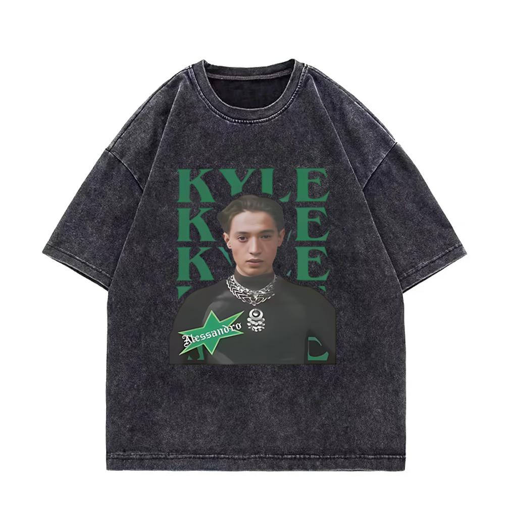 Arrival Kyle Alessandro T shirt Men Womens Trend High Quality Tee shirt Hip Hop streetwear short sleeve Cotton gothic tshirts S
Arrival Kyle Alessandro T shirt Men Womens Trend High Quality Tee shirt Hip Hop streetwear short sleeve Cotton gothic tshirts S