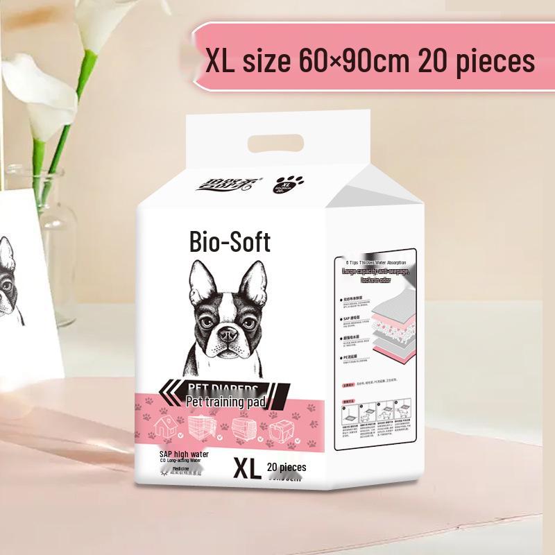 Thickened Absorbent Pet Diapers: Urine Pads for Dogs and Cats M 45x60cm
Thickened Absorbent Pet Diapers: Urine Pads for Dogs and Cats M 45x60cm