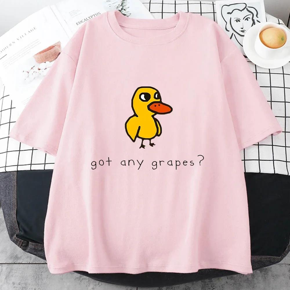 Футболки с изображением утиной песни Got Any Grapes, забавные узоры, унисекс, футболки с комиксами, 100% хлопок, оригинальные, с коротким рукавом, модные, унисекс S
Футболки с изображением утиной песни Got Any Grapes, забавные узоры, унисекс, футболки с комиксами, 100% хлопок, оригинальные, с коротким рукавом, модные, унисекс S