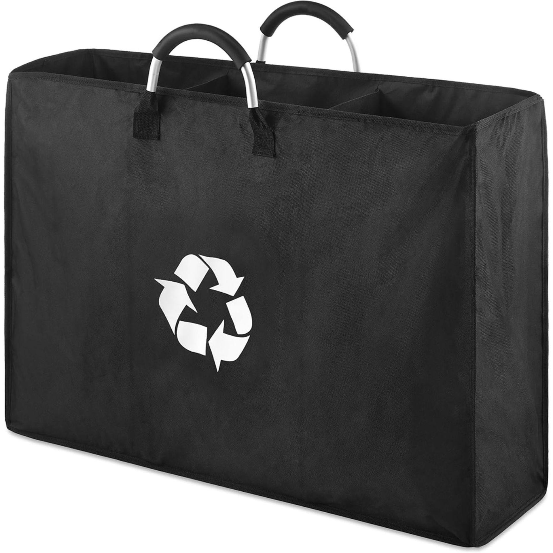 3-Compartment Laundry Hamper with Aluminum Handle, Removable & Foldable Storage Basket for Recycling Bottles, Home/Kitchen Use
3-Compartment Laundry Hamper with Aluminum Handle, Removable & Foldable Storage Basket for Recycling Bottles, Home/Kitchen Use