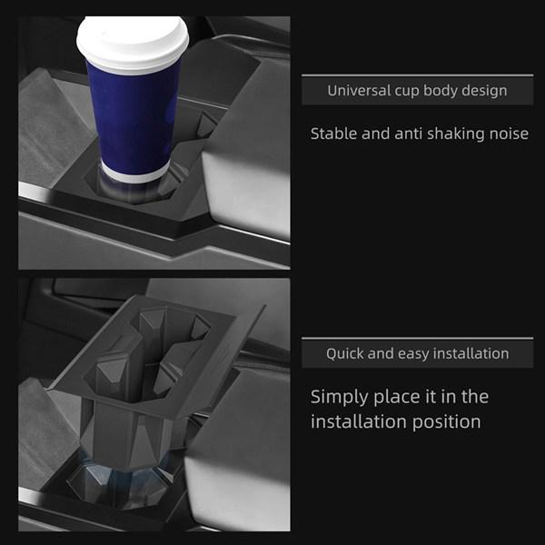 Silicone Cup Holder Limiter for Tesla, Black None
Silicone Cup Holder Limiter for Tesla, Black None