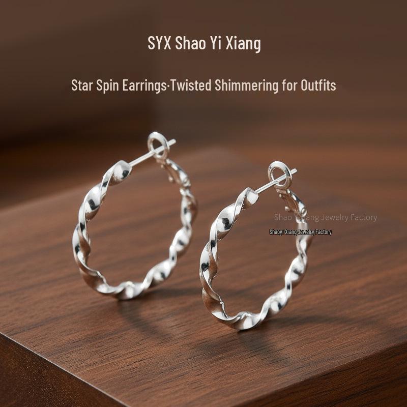 Twisted Luxury Hoop Earrings: Elegant Women s Niche Design for Autumn/Winter
Twisted Luxury Hoop Earrings: Elegant Women s Niche Design for Autumn/Winter