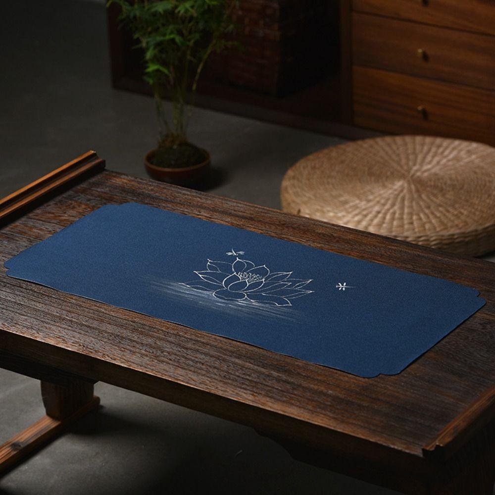 Lotus Patterns Table Mat Thicker Tableware Mat Cup Pad Chinese Style Tea Mat Home Style B
Lotus Patterns Table Mat Thicker Tableware Mat Cup Pad Chinese Style Tea Mat Home Style B