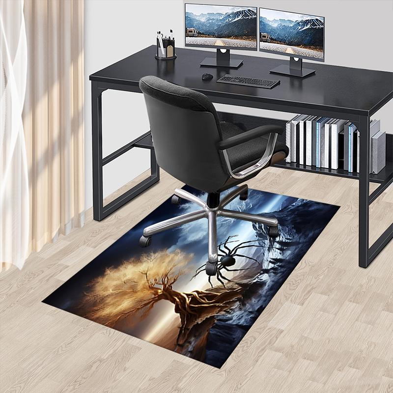 Spider Web,Lord of the Rings Polyester Office Carpet Chair Mats, Home Decor Dormitory Floor Protector with Anti-Skid Backing, Large Area Cov 60cm by 90cm
Spider Web,Lord of the Rings Polyester Office Carpet Chair Mats, Home Decor Dormitory Floor Protector with Anti-Skid Backing, Large Area Cov 60cm by 90cm