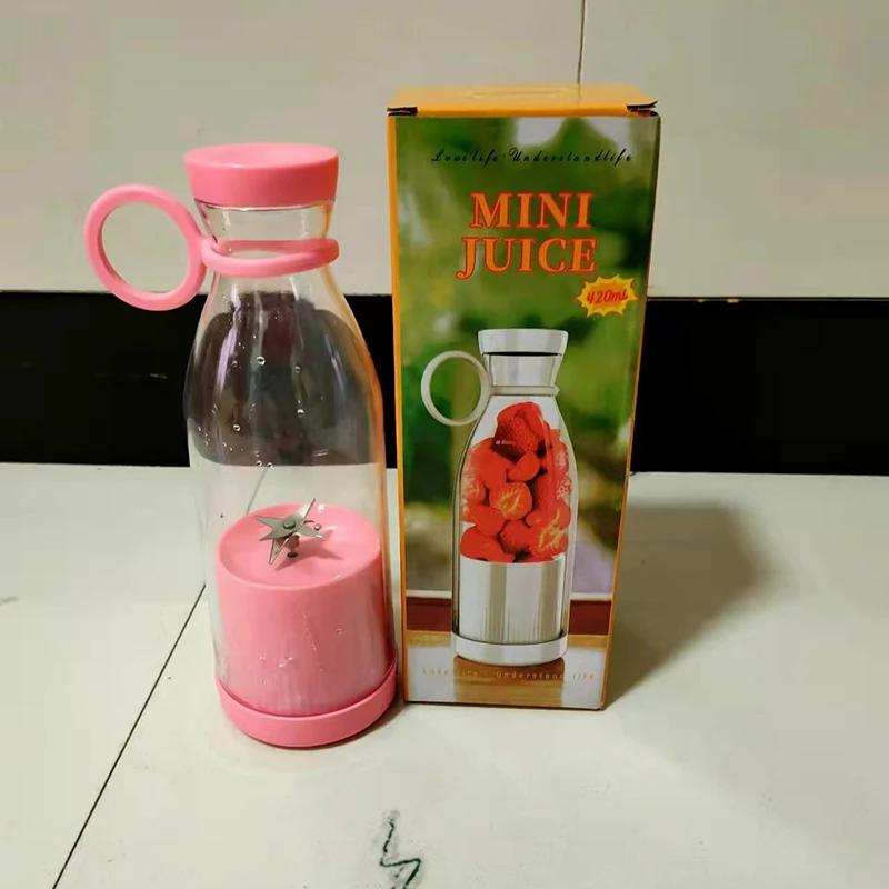 4 Color 420Ml Portable Rechargable Blender Electric Travel Juicer Cup For Smoothie Milkshake Kitchen Mini Mixer Tool
4 Color 420Ml Portable Rechargable Blender Electric Travel Juicer Cup For Smoothie Milkshake Kitchen Mini Mixer Tool