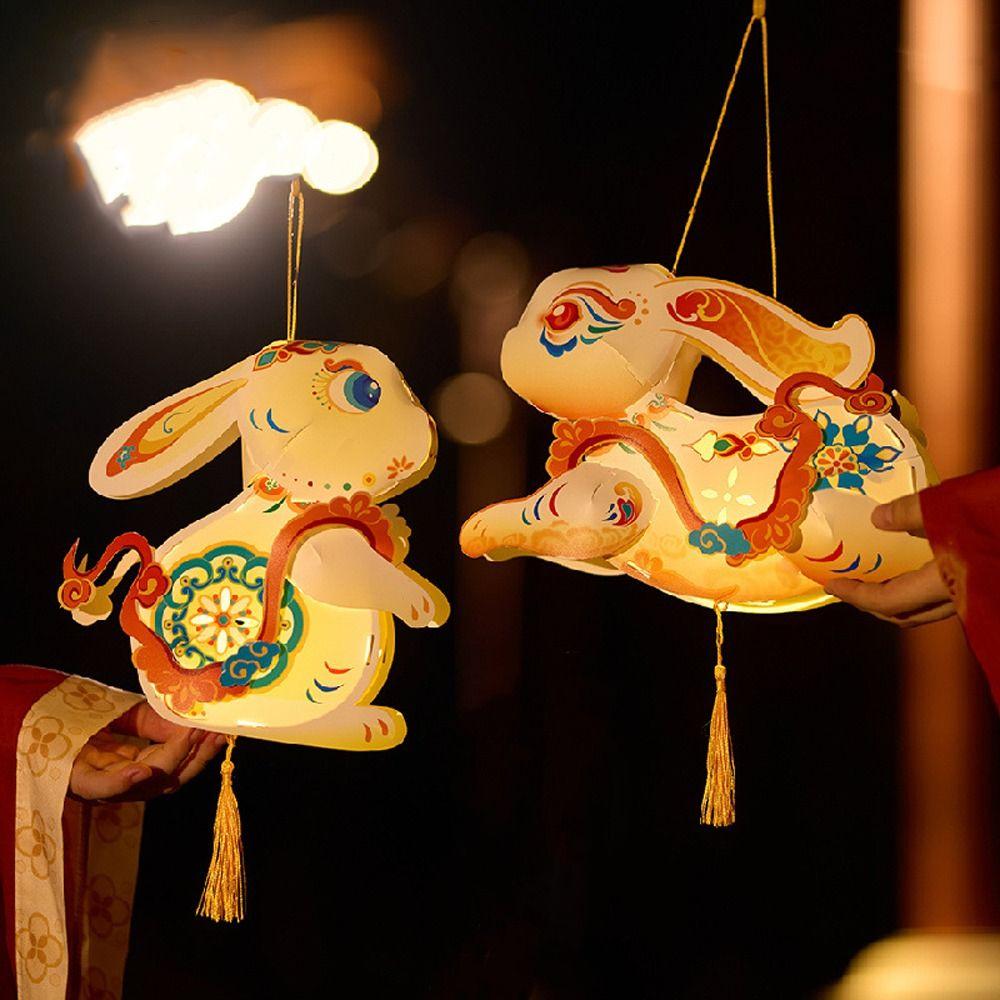 Good Luck Handheld Rabbit Lanterns Traditional Craft LED Lantern Toys Family Activity Style 1
Good Luck Handheld Rabbit Lanterns Traditional Craft LED Lantern Toys Family Activity Style 1