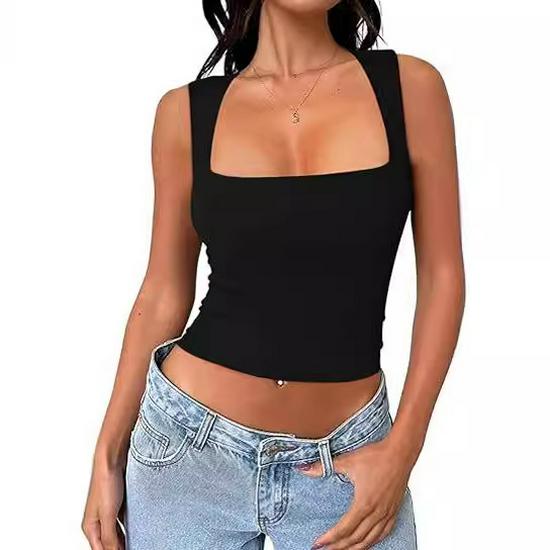 Европейско-американский стиль, женский безрукавный топ-майка из молочного шелка с квадратным вырезом XL
Европейско-американский стиль, женский безрукавный топ-майка из молочного шелка с квадратным вырезом XL