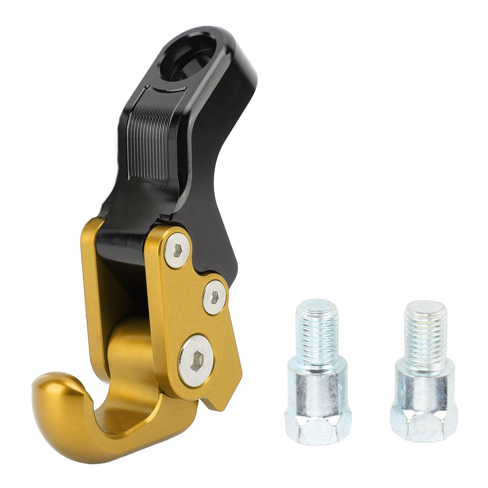 Мотоциклетная сумка для багажа, вешалка с крючком, 10,5 мм, алюминиевый сплав, универсальная надежная фиксация, шлем в форме когтя Gold