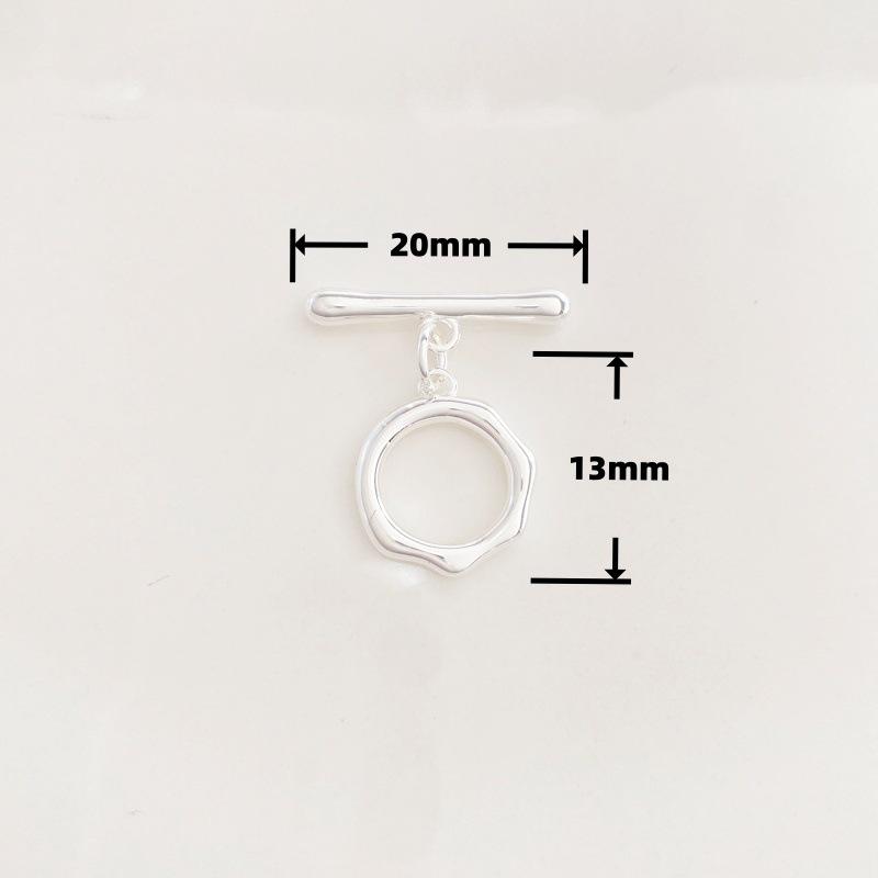 Thick Silver OT Buckle Bracelet with High Color Retention - Heart Shape Flower Pattern Connector
Thick Silver OT Buckle Bracelet with High Color Retention - Heart Shape Flower Pattern Connector