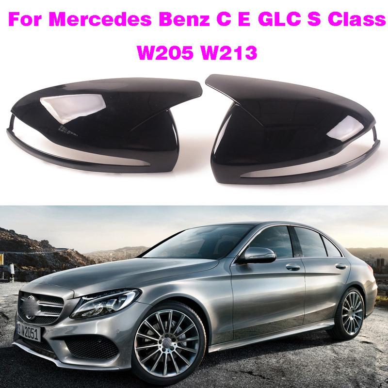 LHD Bright Black Rearview Mirror Cover For Mercedes Benz C E GLC S Class W205 W213 W222 Replacement Cover Caps
LHD Bright Black Rearview Mirror Cover For Mercedes Benz C E GLC S Class W205 W213 W222 Replacement Cover Caps