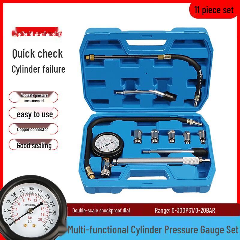 Multi-function Engine Oil & Cylinder Pressure Tester Kit
Multi-function Engine Oil & Cylinder Pressure Tester Kit