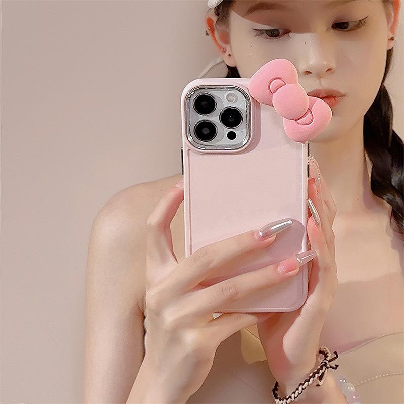 Pink Bow Mobile Phone Case For Iphone17Promax Matte Apple 15 Simple Female Protective Case iPhone 7/8/SE 2020
Pink Bow Mobile Phone Case For Iphone17Promax Matte Apple 15 Simple Female Protective Case iPhone 7/8/SE 2020