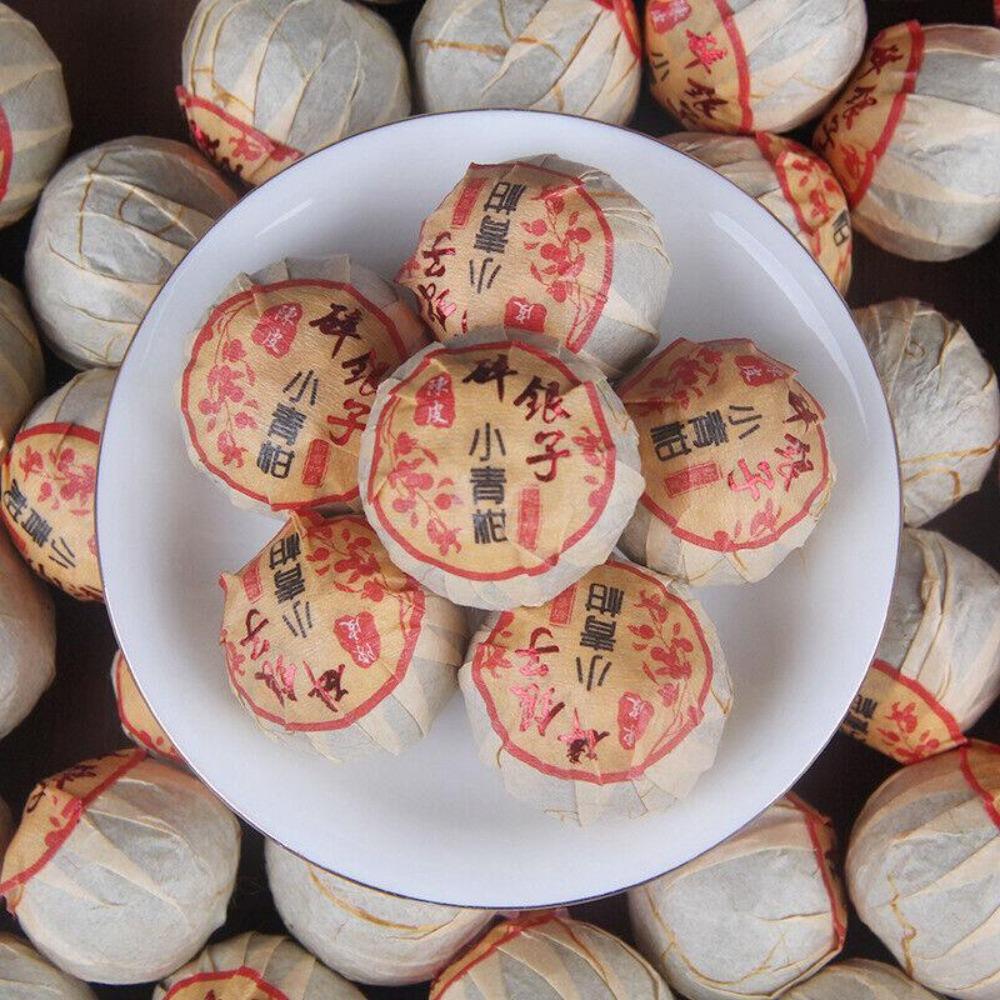 500g Gift Pack Puer Tea with Small Green Tangerines Xinhui Peel 1
500g Gift Pack Puer Tea with Small Green Tangerines Xinhui Peel 1