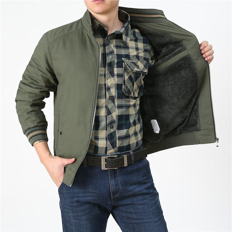 Men s Winter Plush Thickened Business Casual Stand Collar Jacket XXXXXL армія зелений колір
Men s Winter Plush Thickened Business Casual Stand Collar Jacket XXXXXL армія зелений колір