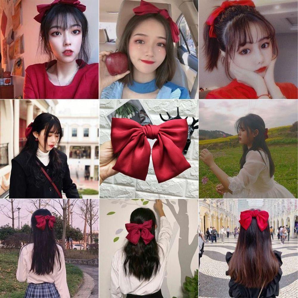 Satin Bow Hair Clip Fashion Ribbon Spring Clip Elegant Ponytail Clips for Women Girls зелений
Satin Bow Hair Clip Fashion Ribbon Spring Clip Elegant Ponytail Clips for Women Girls зелений