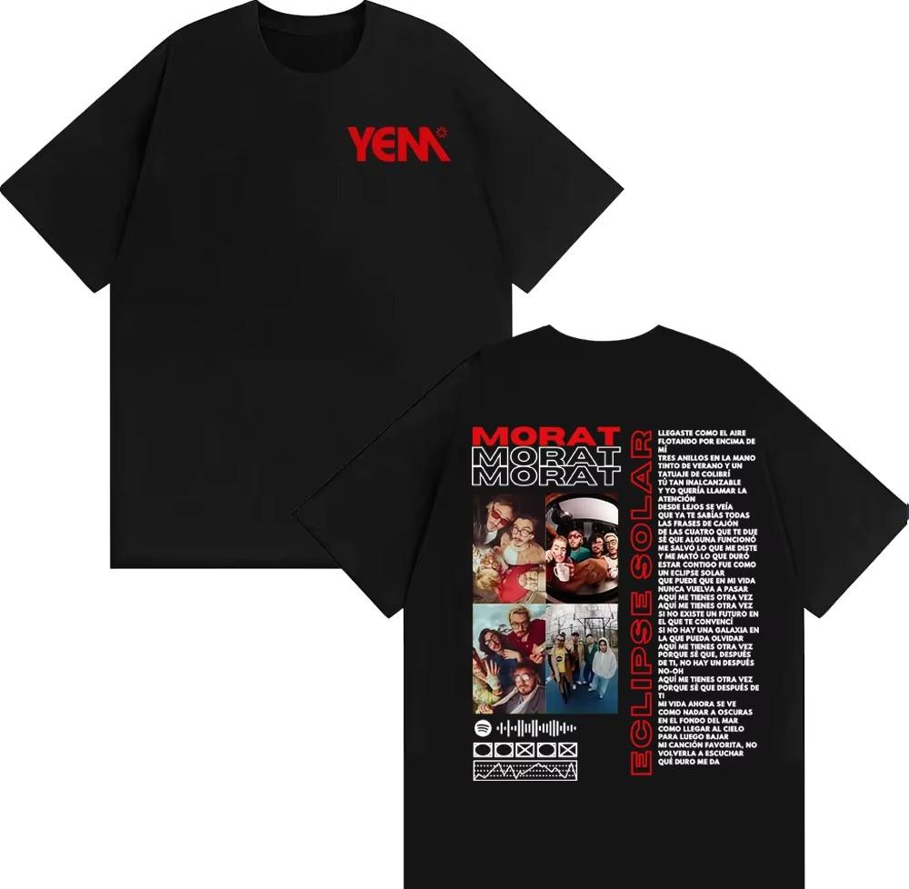 Morat Asuntos Pendientes YemTour Mens and Womens Fashion Hiphop 2026 Summer Print Pure Cotton Casual Shortsleeved top L
Morat Asuntos Pendientes YemTour Mens and Womens Fashion Hiphop 2026 Summer Print Pure Cotton Casual Shortsleeved top L