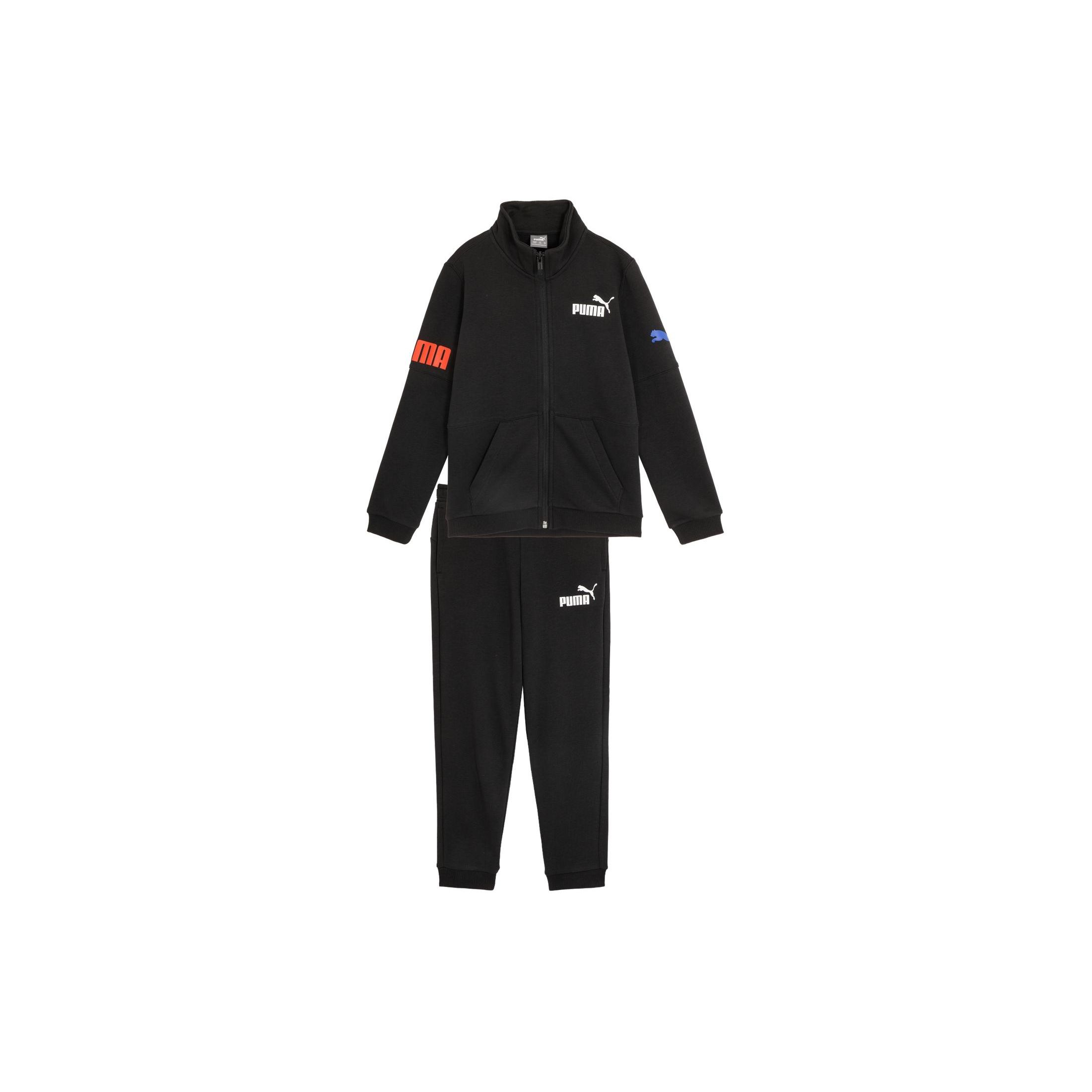 Puma Power Sweat Suit Tr Letter Print Stand Collar Zipper Jacket Cuffed Sweatpants Kids sweat suit Black 674265-94 116
Puma Power Sweat Suit Tr Letter Print Stand Collar Zipper Jacket Cuffed Sweatpants Kids sweat suit Black 674265-94 116