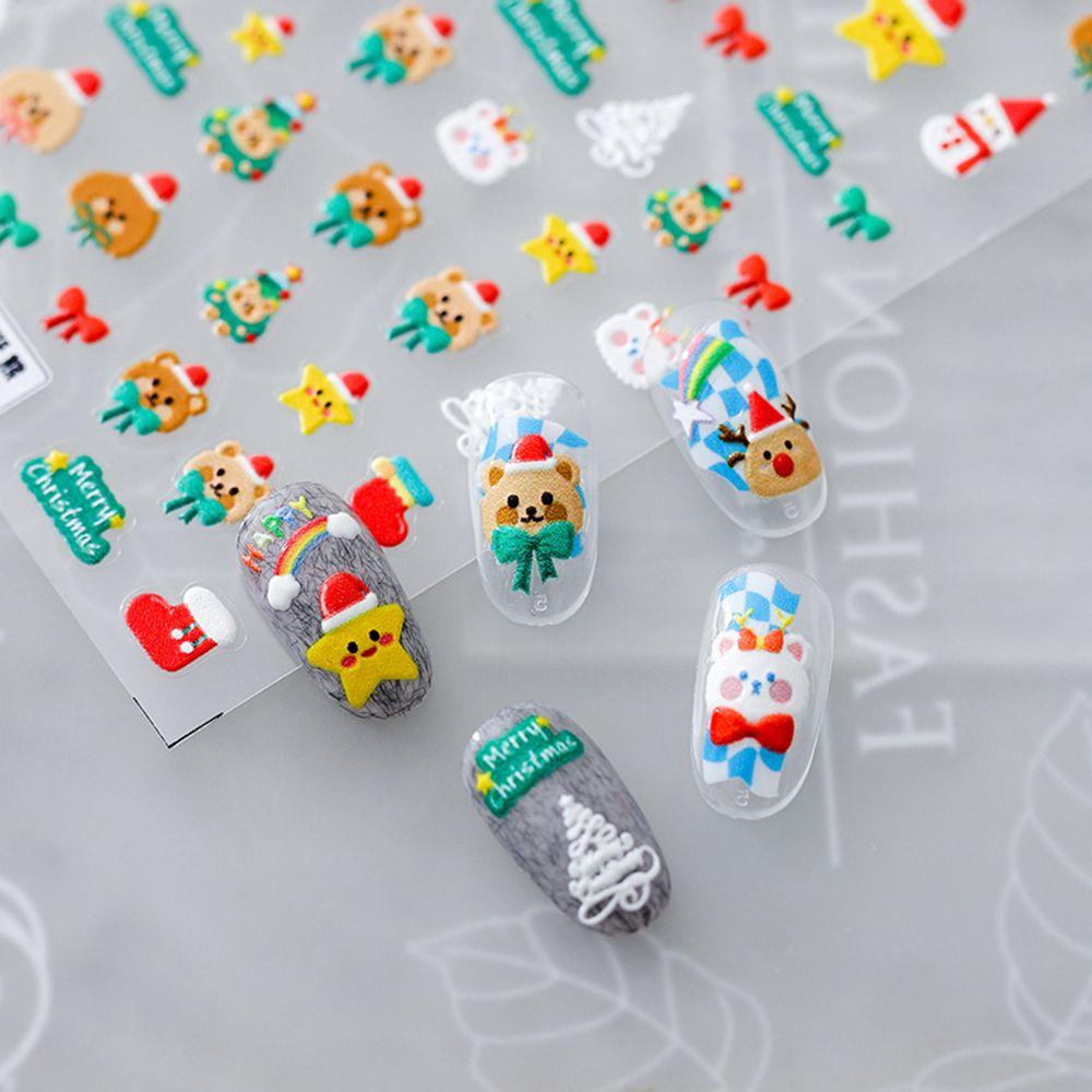 Christmas Day Snowflake Nail Decoration Manicure Christmas Nail Stickers DIY Nail Art Accessories 2
Christmas Day Snowflake Nail Decoration Manicure Christmas Nail Stickers DIY Nail Art Accessories 2