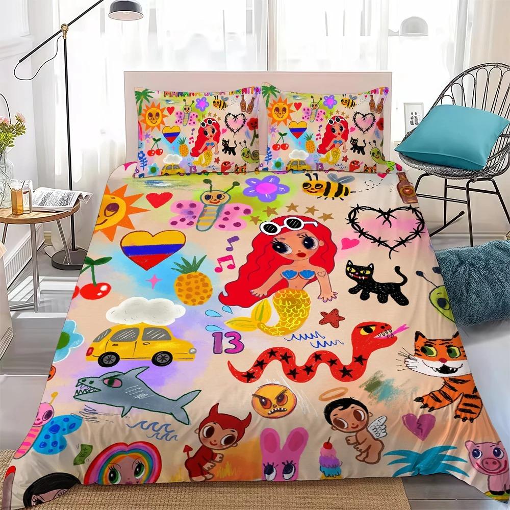 3D Print Manana Sera Bonito Karol G Bedding Set Soft Comforter Cover With 1/2pcs Pillow Shams For Kids Adults Duvet Cover 135x200cm
3D Print Manana Sera Bonito Karol G Bedding Set Soft Comforter Cover With 1/2pcs Pillow Shams For Kids Adults Duvet Cover 135x200cm