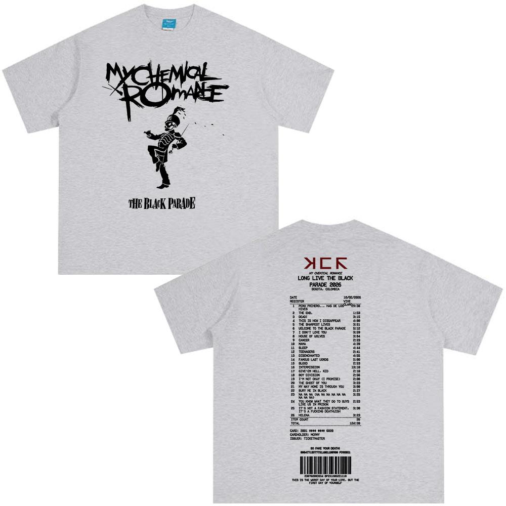 Rock Band My Chemical RoUnisexce Tshirt The Black Parade 2026 Tour Tshirts Unisexs Women Clothing Vintage Gothic Y2K Top Streetwear 4XL
Rock Band My Chemical RoUnisexce Tshirt The Black Parade 2026 Tour Tshirts Unisexs Women Clothing Vintage Gothic Y2K Top Streetwear 4XL