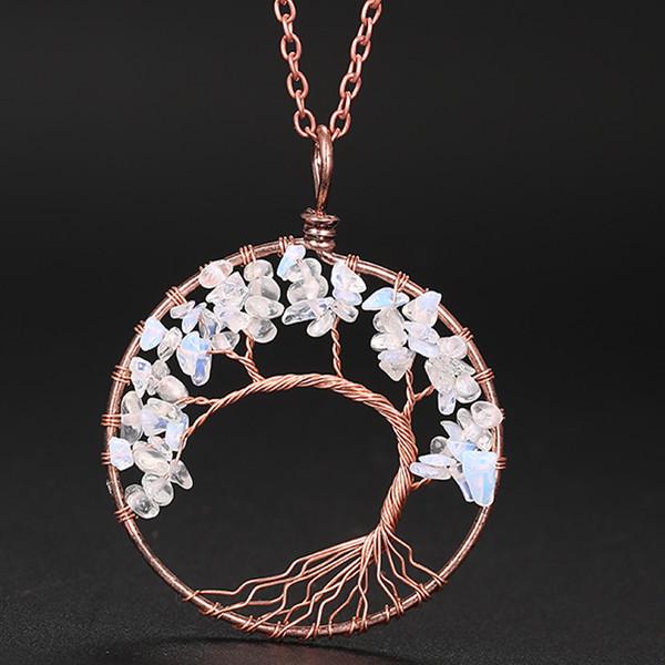 Hand-Wound Natural Stone Crystal Ancient Red Copper Curved Tree Of Life Curved Tree Necklace N01
Hand-Wound Natural Stone Crystal Ancient Red Copper Curved Tree Of Life Curved Tree Necklace N01