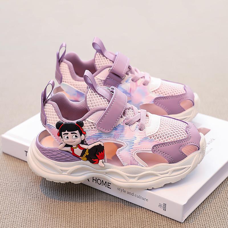 Girls Summer Hollow Soft Sole Sports Sandals Kids Fashion Mesh Shoes Size 30 фіолетовий
Girls Summer Hollow Soft Sole Sports Sandals Kids Fashion Mesh Shoes Size 30 фіолетовий