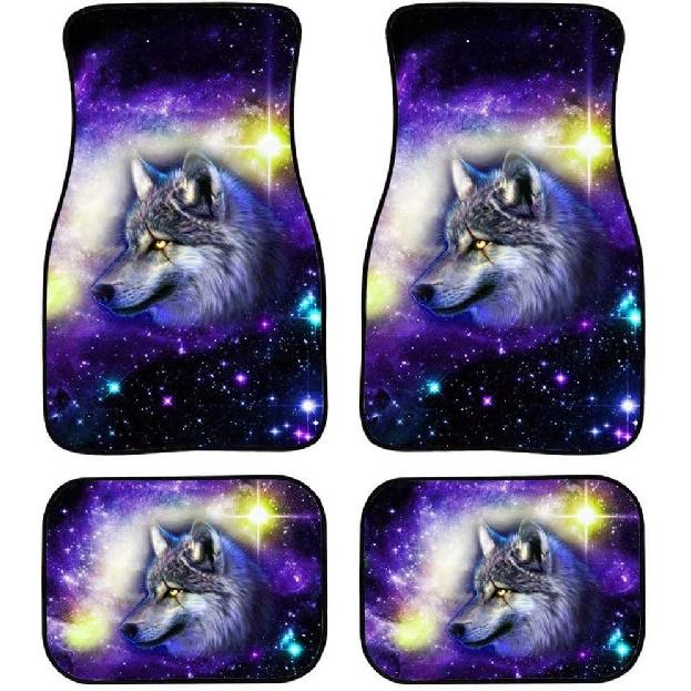 doginthehole Universal Fit 4-Piece Heavy Duty All Weather Protection Rubber Floor Mats Galaxy Wolf Pattern Car Foot Mats Carpet Non Slip Automobile Wolf Hunting Camo
doginthehole Universal Fit 4-Piece Heavy Duty All Weather Protection Rubber Floor Mats Galaxy Wolf Pattern Car Foot Mats Carpet Non Slip Automobile Wolf Hunting Camo