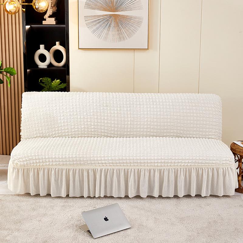 Эластичный однотонный чехол для дивана-кровати для раскладных диванов без подлокотников Large (190-210 cm)
Эластичный однотонный чехол для дивана-кровати для раскладных диванов без подлокотников Large (190-210 cm)