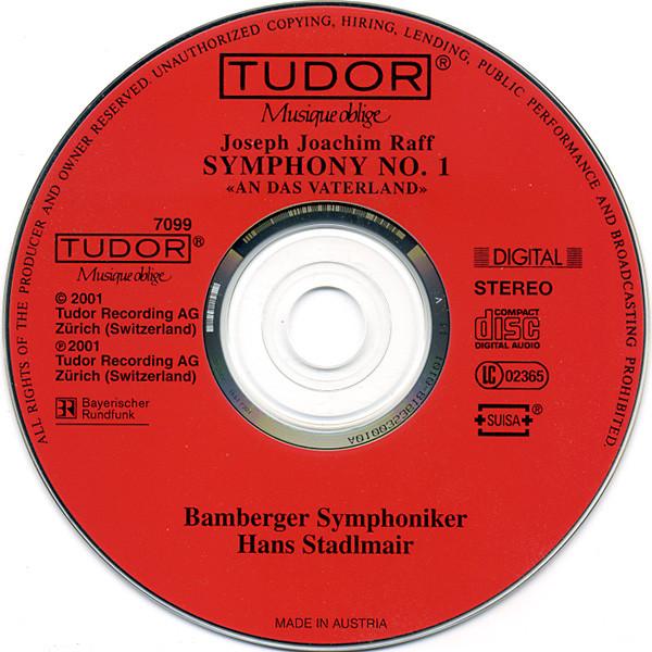 CD JOSEPH JOACHIM RAFF BAMBERGER SYM Symphony NO. 1 To the Fatherland 7099 Tudor 2001 Europe Classical Used
CD JOSEPH JOACHIM RAFF BAMBERGER SYM Symphony NO. 1 To the Fatherland 7099 Tudor 2001 Europe Classical Used