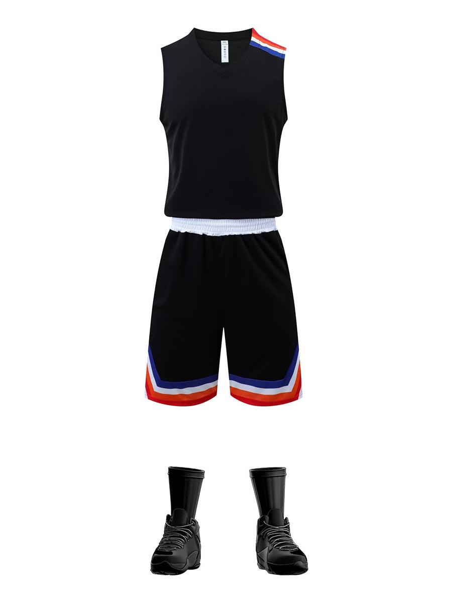 Сверхбыстросохнущий дышащий баскетбольный комплект из майки и шорт для взрослых и студентов M чёрный
Сверхбыстросохнущий дышащий баскетбольный комплект из майки и шорт для взрослых и студентов M чёрный