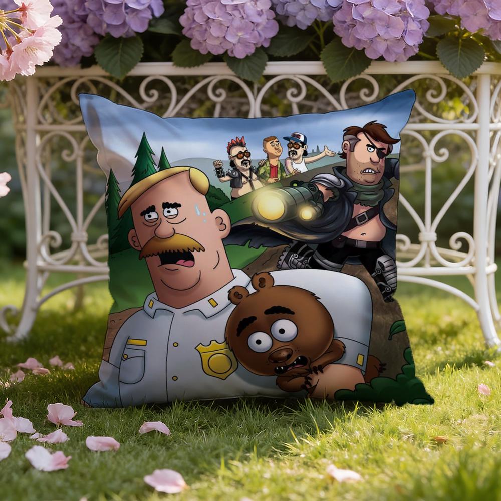 Cartoon B-Brickleberrys Cushion Cover Home & Car Dual-Scene Pillow Cover: Reversible for Premium Comfort 30X30cm
Cartoon B-Brickleberrys Cushion Cover Home & Car Dual-Scene Pillow Cover: Reversible for Premium Comfort 30X30cm