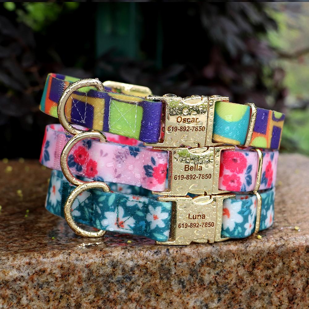 Personalized Waterproof Dog Collar Flower Print PVC Puppy Collars Custom Pet ID Collars For Small Medium Large Dog Chihuahua Pug S белый
Personalized Waterproof Dog Collar Flower Print PVC Puppy Collars Custom Pet ID Collars For Small Medium Large Dog Chihuahua Pug S белый