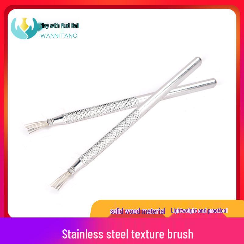 Ceramics Stainless Steel Brush for Pottery and Clay Sculpting Tools One Piece
Ceramics Stainless Steel Brush for Pottery and Clay Sculpting Tools One Piece