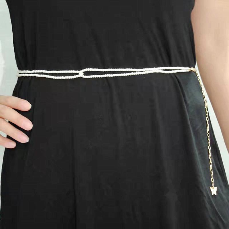 Waist chain women s decoration with skirt fashion simple versatile pearl waist trend creative butterfly pendant belt 80-100cm золотий
Waist chain women s decoration with skirt fashion simple versatile pearl waist trend creative butterfly pendant belt 80-100cm золотий