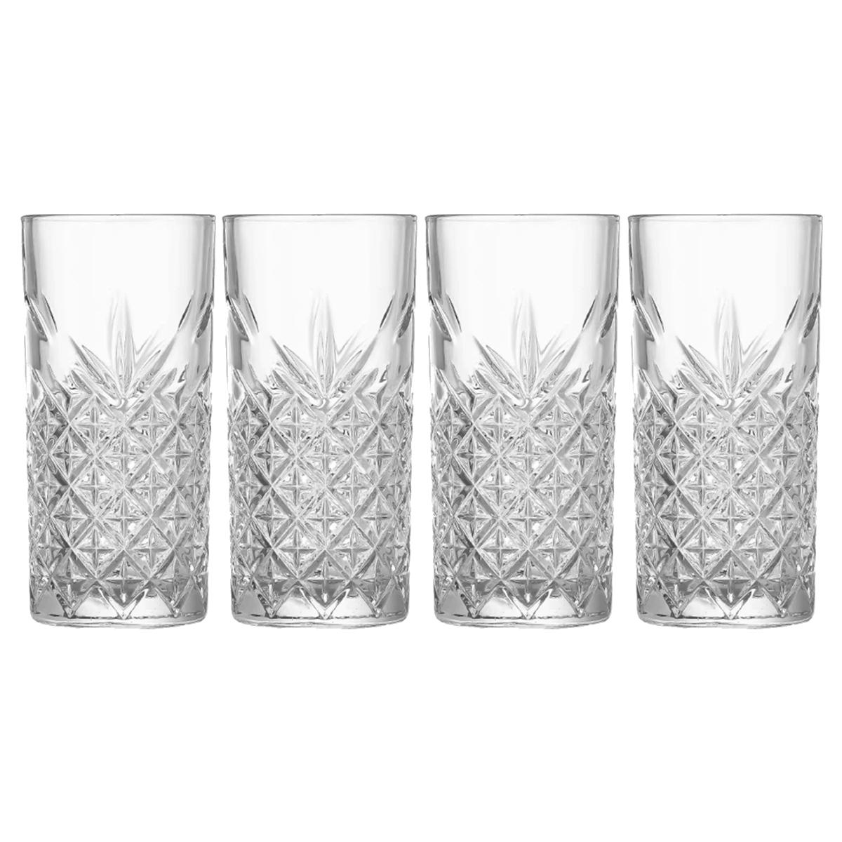 4PCS Timeless 10 Ounce Highball Glasses, Etched Drinking Glasses Clear Glass Water Glasses,Lead-Free,For Juices Or Cocktails 300ml
4PCS Timeless 10 Ounce Highball Glasses, Etched Drinking Glasses Clear Glass Water Glasses,Lead-Free,For Juices Or Cocktails 300ml