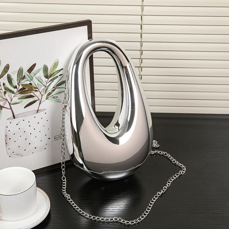 Cross-Border Hand-Held Candy-Colored Oval Hard-Shelled Egg Shape Single Shoulder Bag For Banquets Chain Bag Hand-Held Slant Cros
Cross-Border Hand-Held Candy-Colored Oval Hard-Shelled Egg Shape Single Shoulder Bag For Banquets Chain Bag Hand-Held Slant Cros