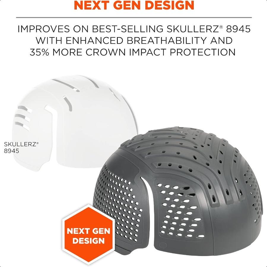 Ergodyne Skullerz 8945F x Universal Bump Cap Insert with Extra Venting Fits Into Any Baseball Hat Charcoal United States
Ergodyne Skullerz 8945F x Universal Bump Cap Insert with Extra Venting Fits Into Any Baseball Hat Charcoal United States